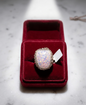 Iridescent Opal Crystal Statement Ring