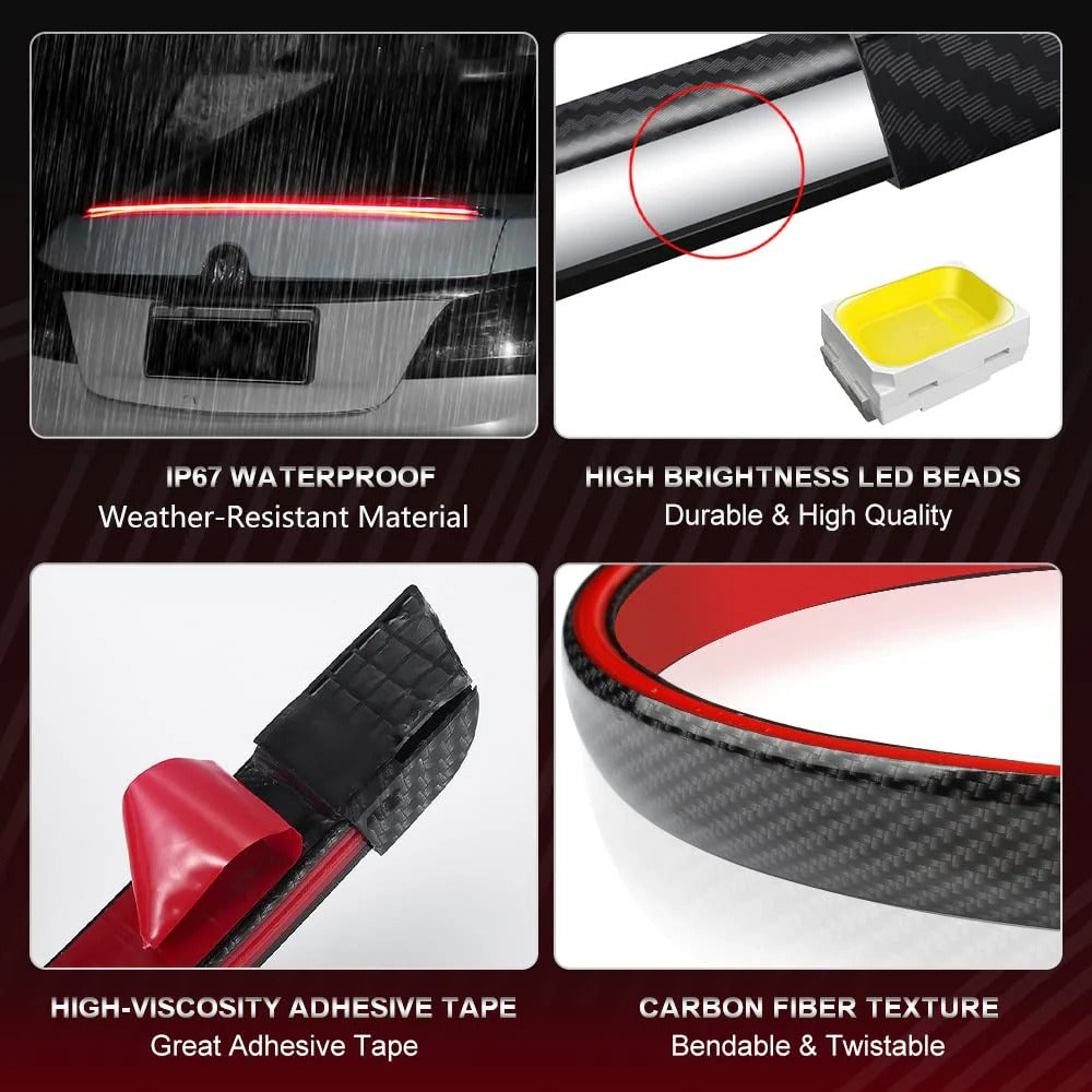 LED Spoiler - Universal Rear Lip Kit